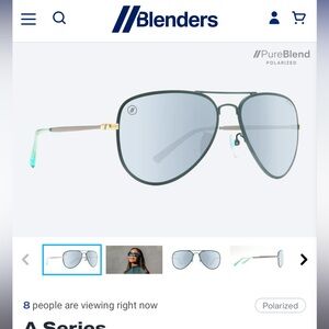 Brand New Blenders A Series Aviator in Sage